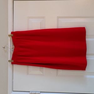 ❌Sold-Vintage knit pencil skirt size Medium in red